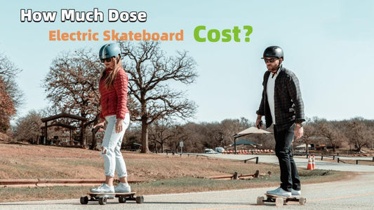 Uditer long ranges electric skateboard with removable batteries