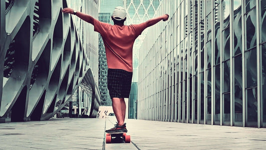 Ride electric skateboard as a regular skateboard