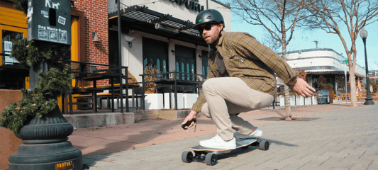 How to ride an Electric Skateboard without falling!