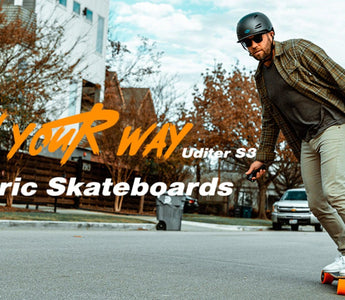 Fast and Long Range Electric Skateboard with Swappable Batteries