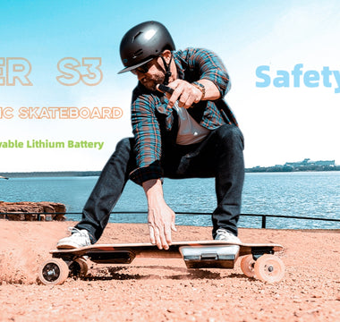 Super Long Range Electric Skateboard with Removable Battery