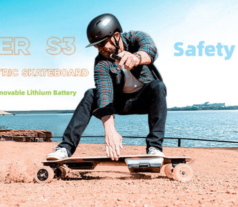 Super Long Range Electric Skateboard with Removable Battery