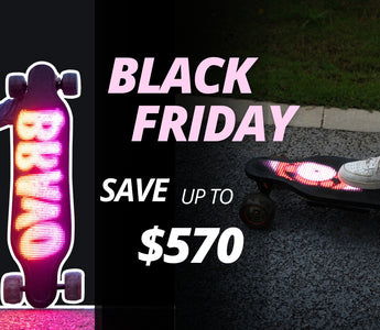 UDITER DIY LED Electric Skateboard Black Friday