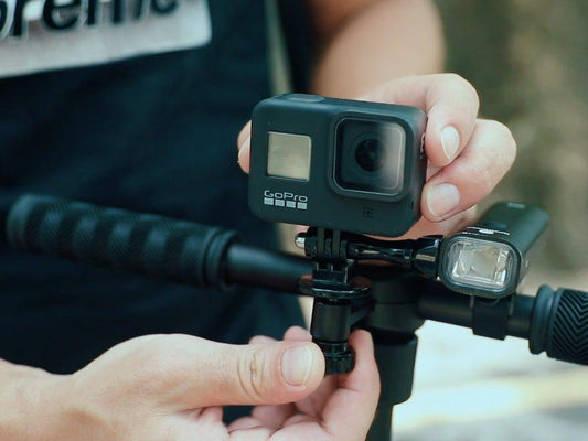 Making vlog on electric skateboard