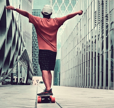 Ride electric skateboard as a regular skateboard