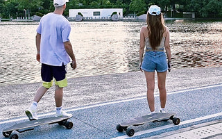 Super long range electric skateboard