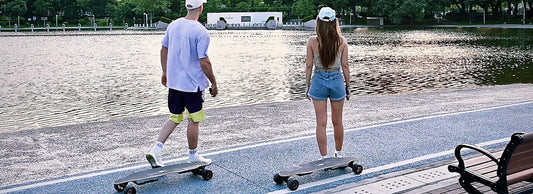 Super long range electric skateboard