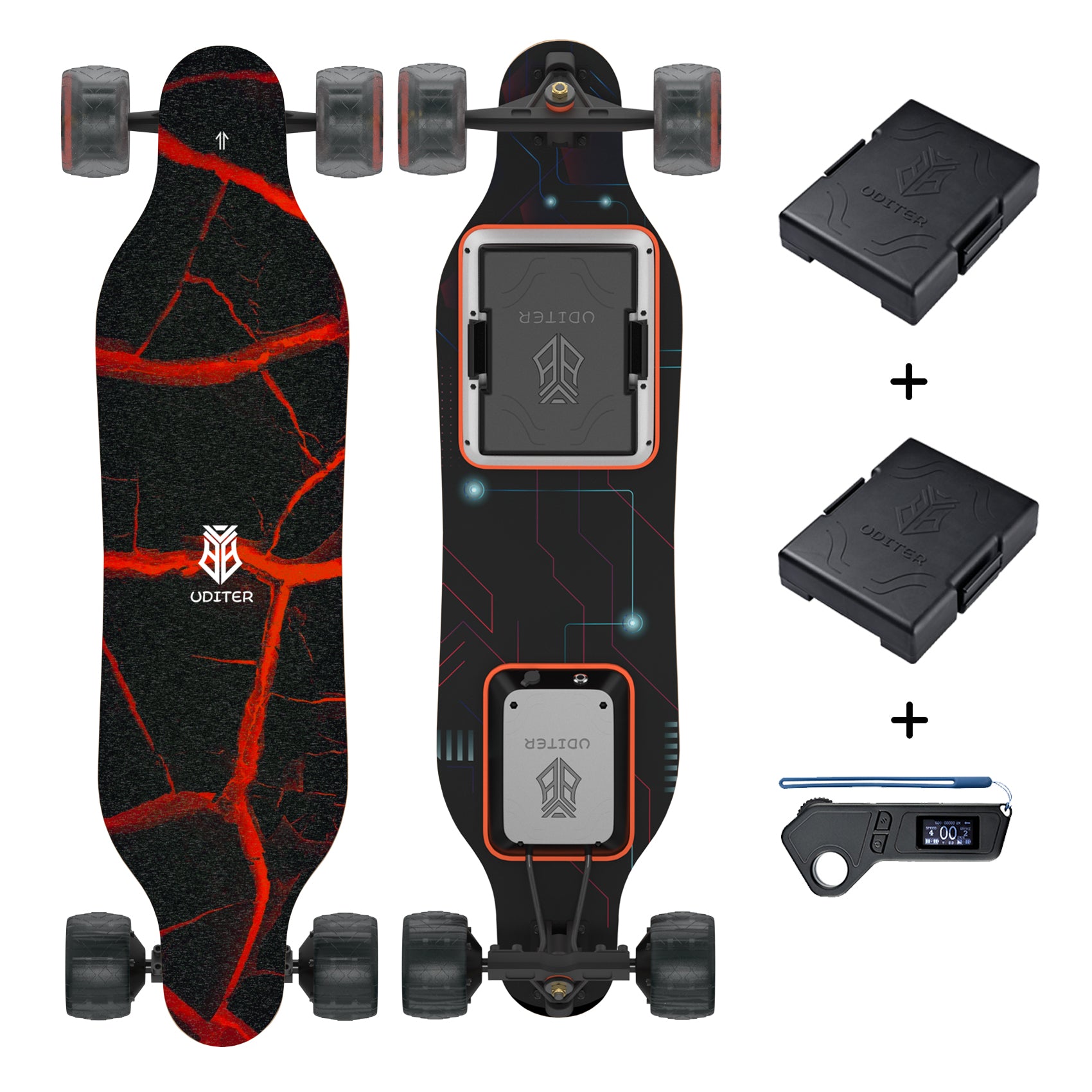 Uditer_S3_Lava_monster_Long_Range_electric_skateboard_with_remote_for_adult