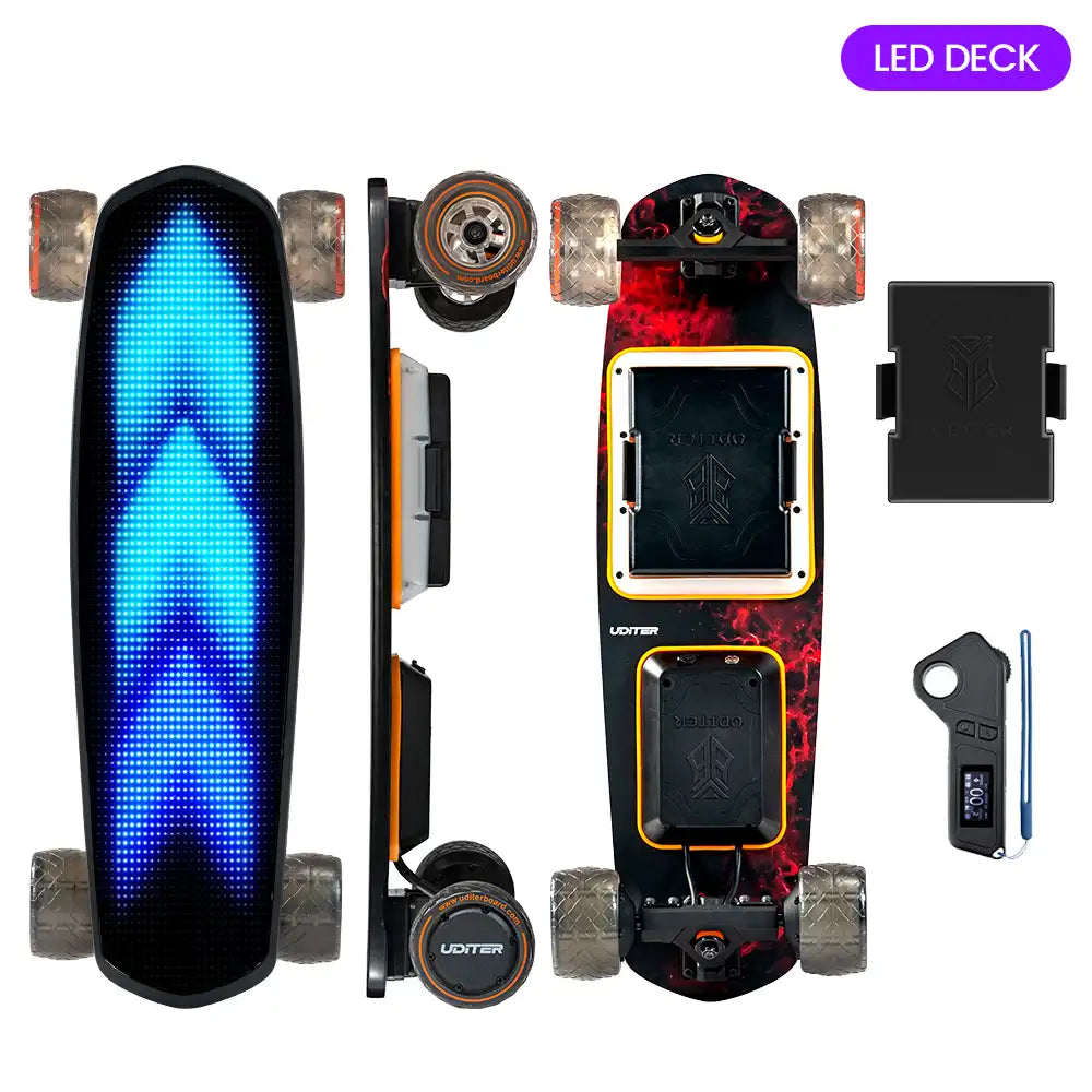 S3 / Pixel Rider / Pixel Mini Certified Refurbished/Used Electric Skateboard One Battery