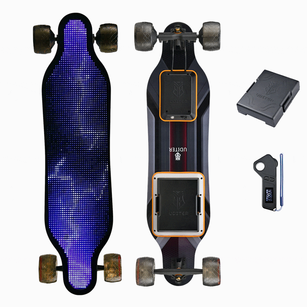 S3 / Pixel Rider / Pixel Mini Certified Refurbished/Used Electric Skateboard One Battery - Uditerboard