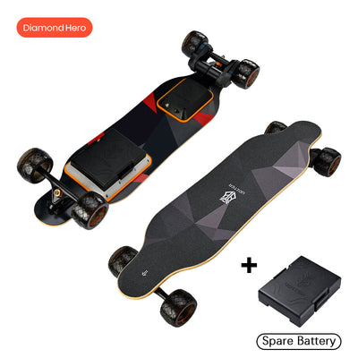 UDITER S3 Pro Long Range & Two Swappable Batteries Electric Skateboard (BELT)
